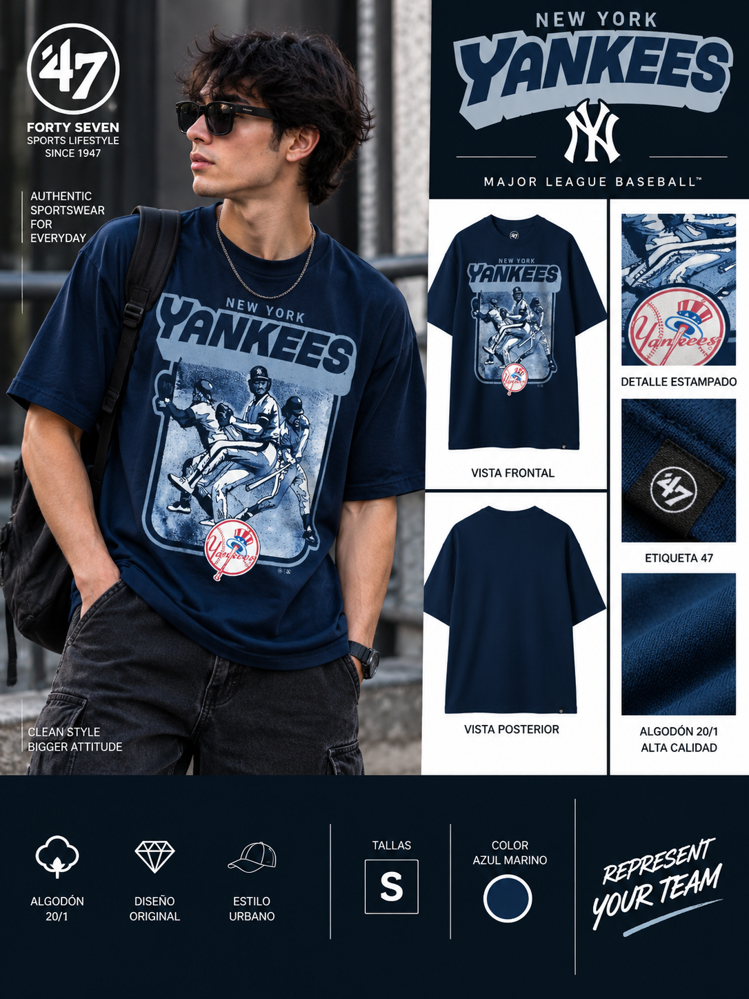 Polo ’47 New York Yankees Original | Talla S