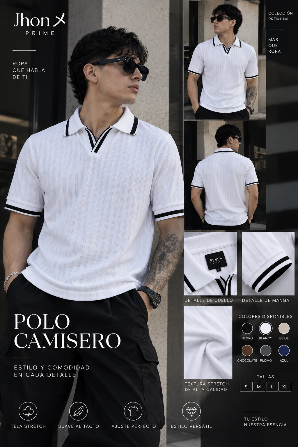 Polo Camisero - Stretch