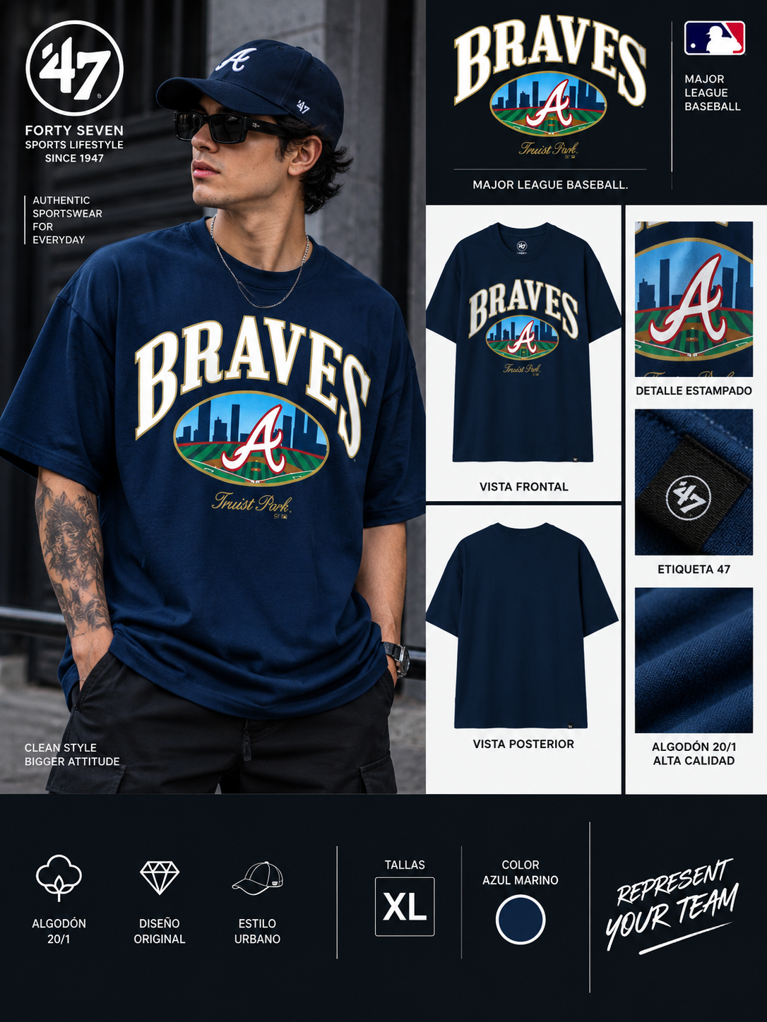 Polo ’47 Braves Original | Talla XL