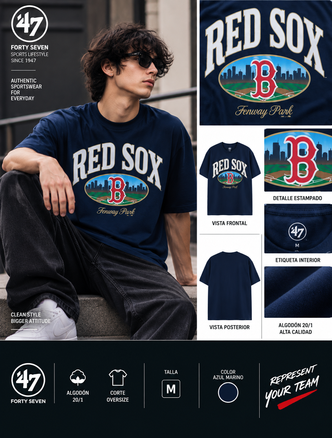 Polo ’47 Boston Red Sox Fenway Park Original | Talla M